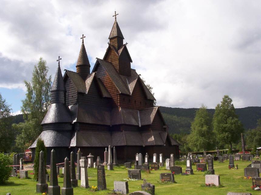 Stabkirche in Heddal ist die grte erhaltene Stabkirche Norwegens