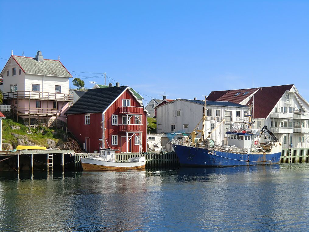 Henningsvr ist ein sehr idyllisches Fischerdorf