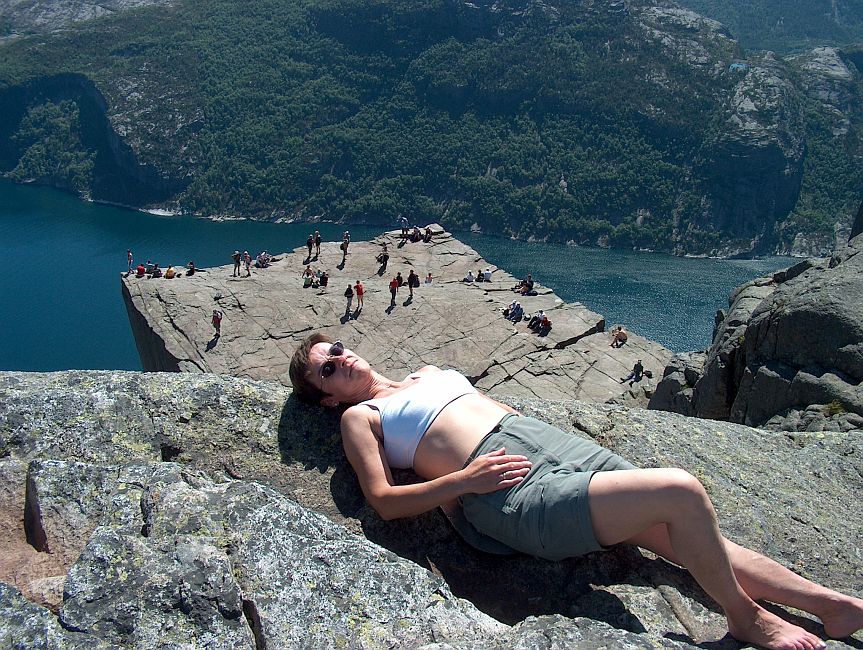Relaxen am schnsten Platz Norwegens.